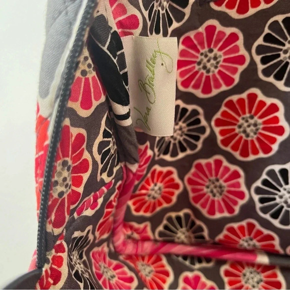 EUC Vera Bradley Bowler Purse Cheery Blossoms Satchel Shoulder Bag W/ Coin Purse - Picture 14 of 14